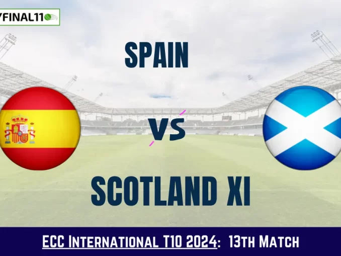 SPA vs SCO-XI Dream11 Prediction Today: Match 13 Pitch Report, and Key Player | ECC International T10 2024