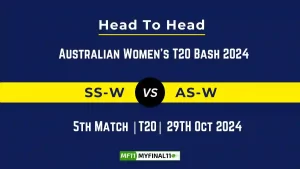 SS-W vs AS-W Player Battle, Head to Head Team Stats, Team Record - Australian Women's T20 Bash 2024