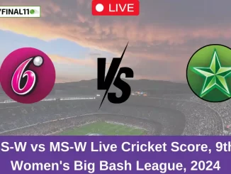 WBBL 2024: SS-W vs MS-W Dream11 Prediction, Dream11 Team & Fantasy Tips By MyFinal11 Expert [Premium]