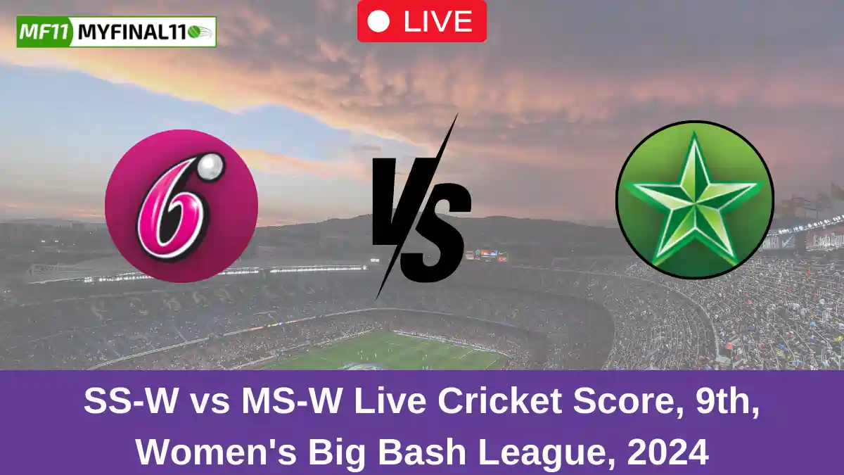 WBBL 2024: SS-W vs MS-W Dream11 Prediction, Dream11 Team & Fantasy Tips By MyFinal11 Expert [Premium]