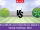 ST-W vs MS-W Live Cricket Score, Match 9, T20 Spring Challenge, 2024