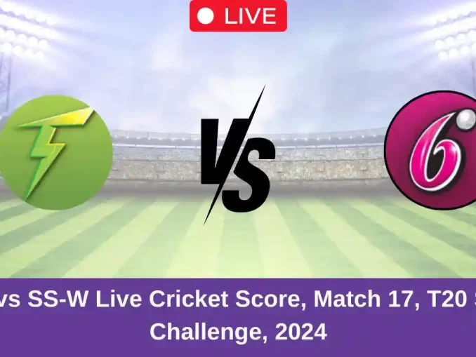 ST-W vs SS-W Live Cricket Score, Match 17, T20 Spring Challenge, 2024