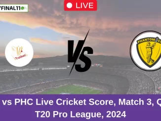 TCC vs PHC Live Cricket Score, Match 3, Qatar T20 Pro League, 2024 (2)