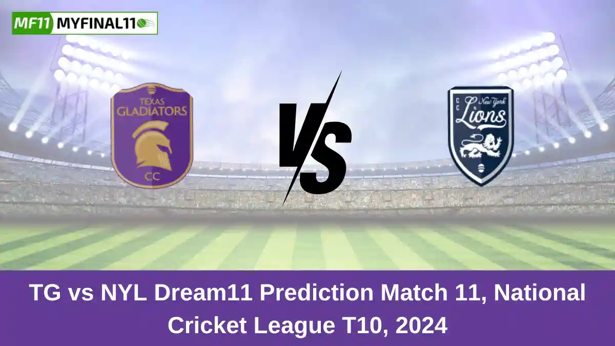 TG vs NYL Dream11 Prediction Match 11, National Cricket League T10, 2024