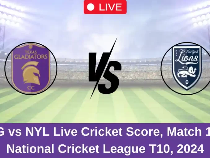 TG vs NYL Live Cricket Score, Match 11, National Cricket League T10, 2024