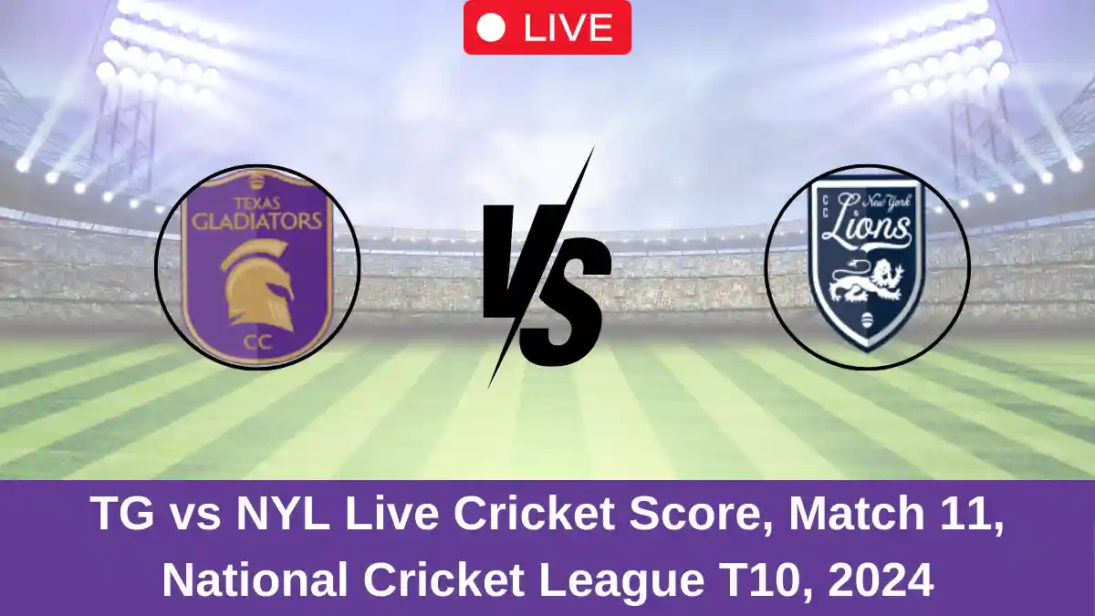 TG vs NYL Live Cricket Score, Match 11, National Cricket League T10, 2024