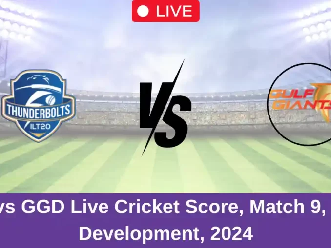 THU vs GGD Live Cricket Score, Match 9, ILT20 Development, 2024