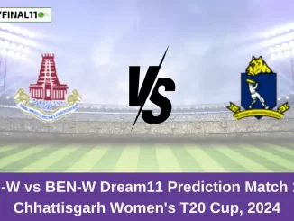 TN-W vs BEN-W Dream11 Prediction Match 14, Chhattisgarh Women's T20 Cup, 2024