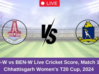 TN-W vs BEN-W Live Cricket Score, Match 14, Chhattisgarh Women's T20 Cup, 2024