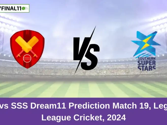 TOH vs SSS Dream11 Prediction Match 19, Legends League Cricket, 2024