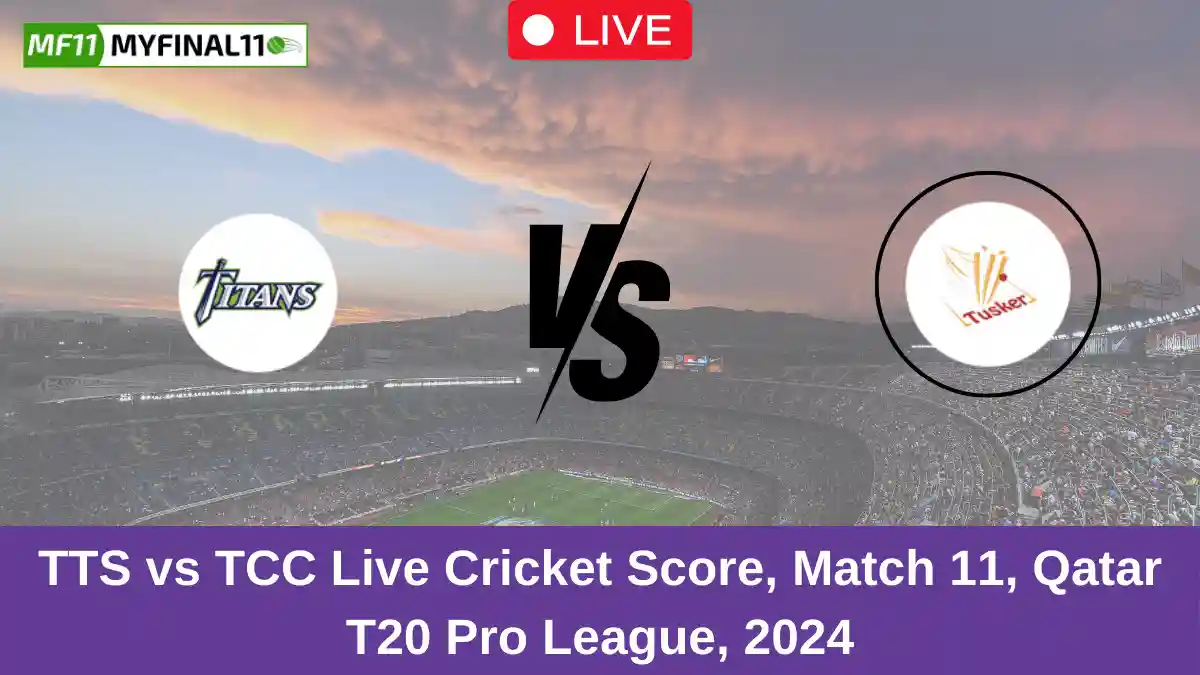 TTS vs TCC Live Cricket Score, Match 11, Qatar T20 Pro League, 2024