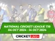 USA National Cricket League T10 Live Score, Matches