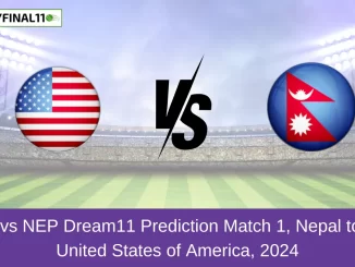 USA vs NEP Dream11 Prediction Match 1, Nepal tour of United States of America, 2024