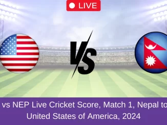 USA vs NEP Live Cricket Score, Match 1, Nepal tour of United States of America, 2024