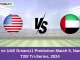 USA vs UAE Dream11 Prediction Match 5, Namibia T20I Tri-Series, 2024