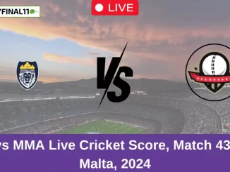 VLS vs MMA Live Cricket Score, Match 43, ECS Malta, 2024