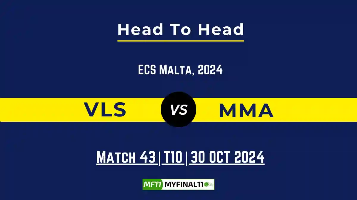 VLS vs MMA Player Battle, Head to Head Team Stats, Player Record