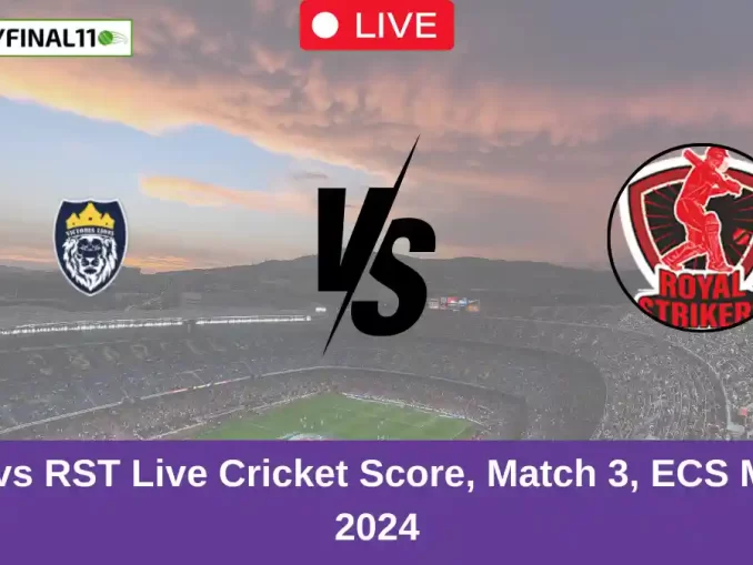 VLS vs RST Live Cricket Score, Match 3, ECS Malta, 2024