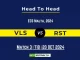 VLS vs RST Player Battle, Head to Head Team Stats, Player Record