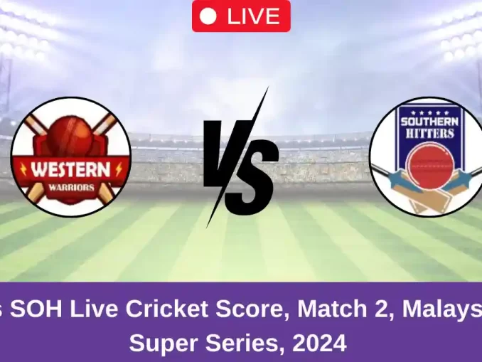 WW vs SOH Live Cricket Score, Match 2, Malaysia T20 Super Series, 2024