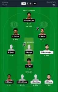 JET vs JAI Dream11 Prediction Today: Match 10 Pitch Report, and Key Player | Pune T20 Olympia Trophy 2024