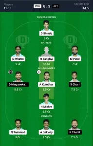 PBG vs JET Dream11 Prediction Today: Match 11 Pitch Report, and Key Player | Pune T20 Olympia Trophy 2024