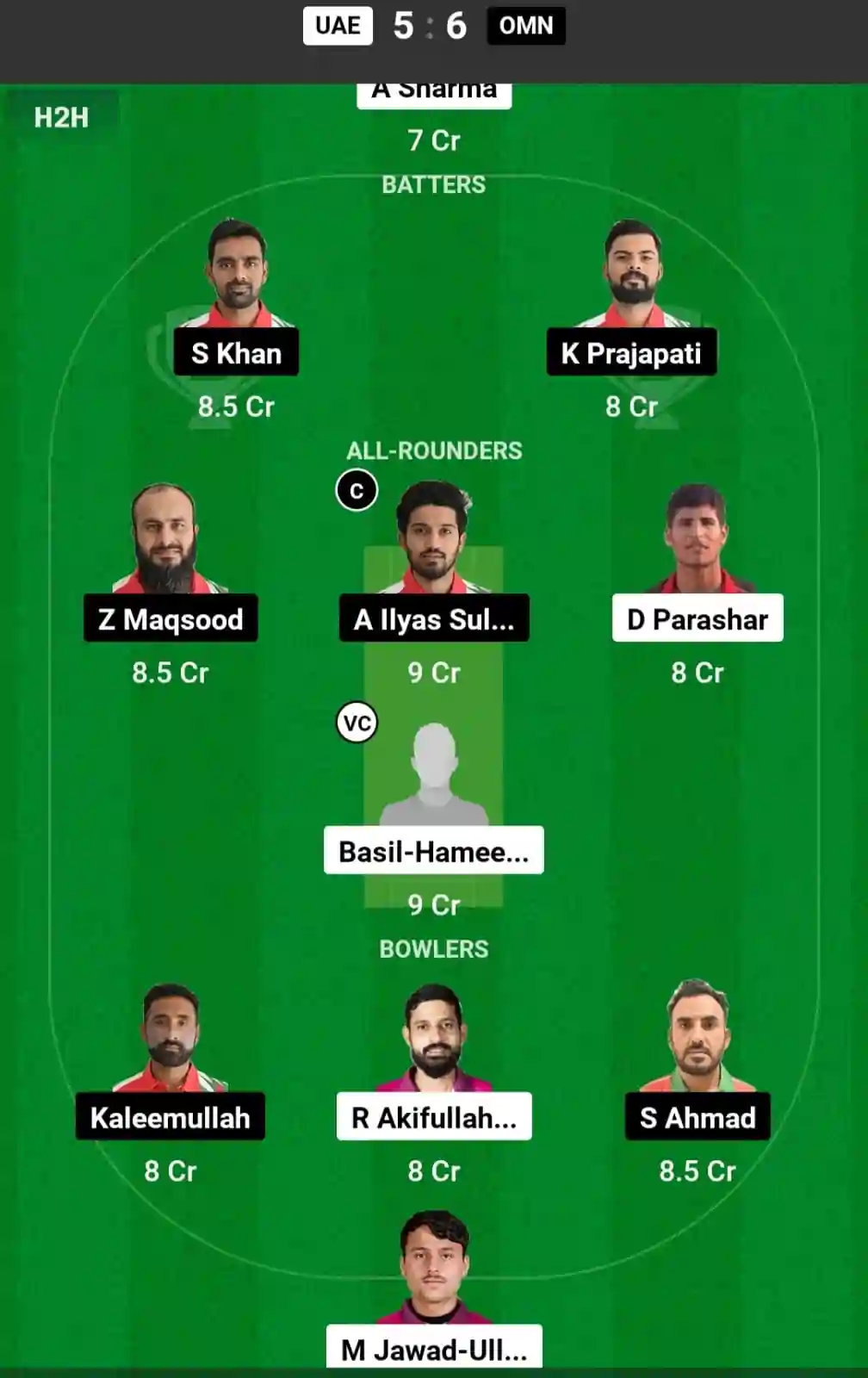 UAE vs OMN Dream11 Prediction Today: Match 3 Pitch Report, and Key Player | Asian Men's T20 Emerging Cup 2024