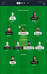 EDK vs MSW Dream11 Prediction Today: Match 5 Pitch Report, and Key Player | ECS T10 Malta 2024