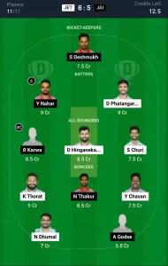 JET vs JAI Dream11 Prediction Today: Match 20 Pitch Report, and Key Player | Pune T20 Olympia Trophy 2024