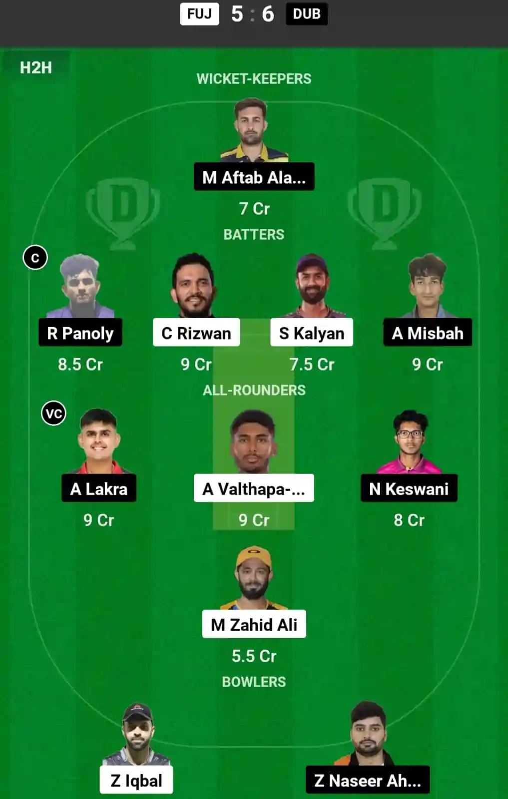 FUJ vs DUB Dream11 Prediction Today: Match 7 Pitch Report, and Key Player | Emirates D20 Tournament 2024