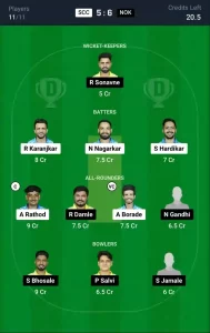 SCC vs NOK Dream11 Prediction Today: Match 27 Pitch Report, and Key Player | Pune T20 Olympia Trophy 2024