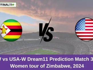 ZM-W vs USA-W Dream11 Prediction Match 3, USA Women tour of Zimbabwe, 2024