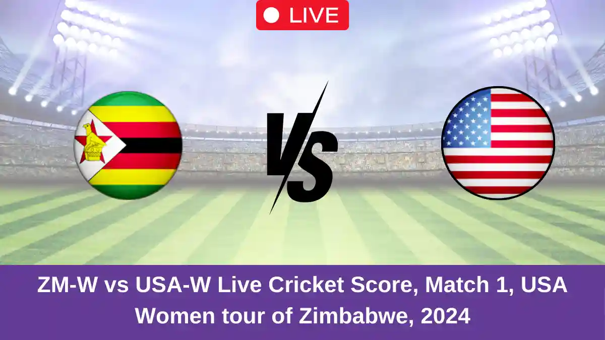 ZM-W vs USA-W Live Cricket Score, Match 1, USA Women tour of Zimbabwe, 2024