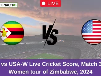 ZM-W vs USA-W Live Cricket Score, Match 3, USA Women tour of Zimbabwe, 2024