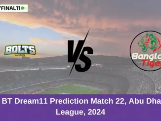 AB vs BT Dream11 Prediction Match 22, Abu Dhabi T10 League, 2024