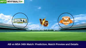 AB vs MSA 34th Match: Pitch Report, Playing XIs, and Match Prediction, Abu Dhabi T10 2024