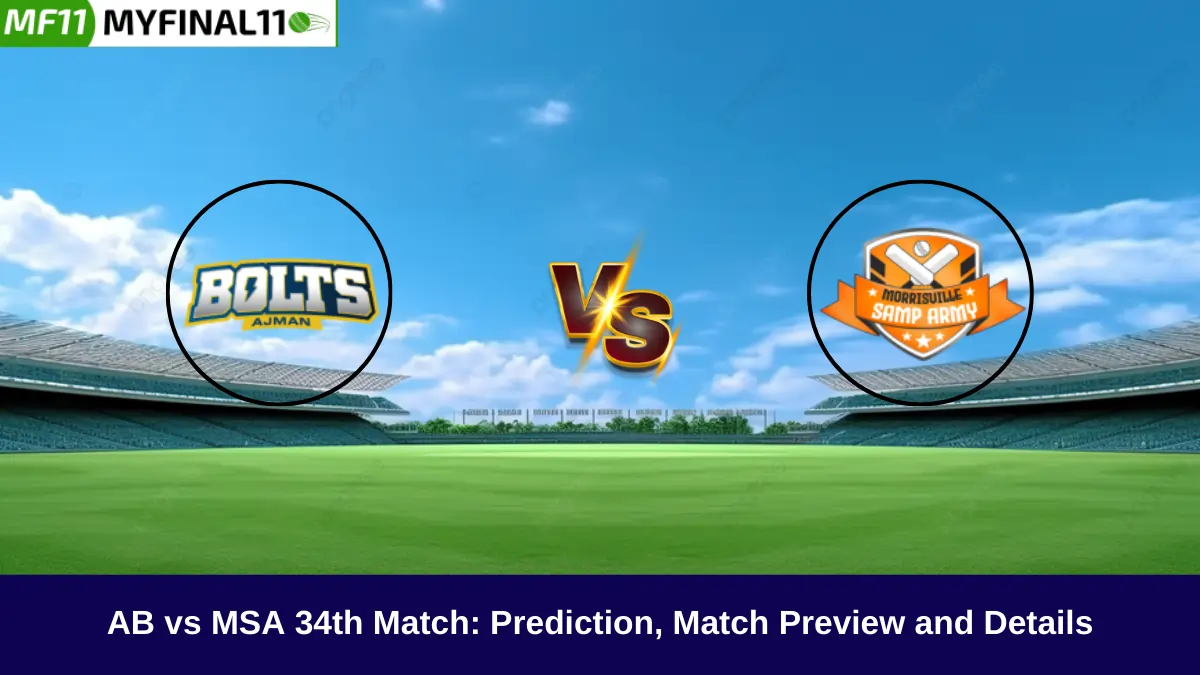 AB vs MSA 34th Match: Pitch Report, Playing XIs, and Match Prediction, Abu Dhabi T10 2024