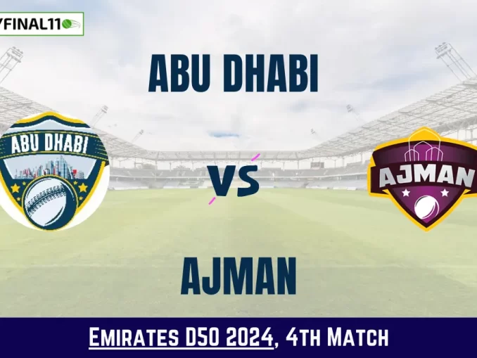 ABD vs AJM Dream11 Prediction Today: Match 4 Pitch Report, Playing11 and Stats | Emirates D50 2024