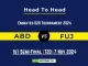 ABD vs FUJ Player Battle, Head to Head Team Stats, Player Record (1)