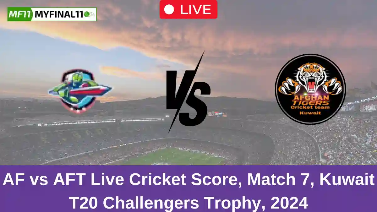 AF vs AFT Live Cricket Score, Match 7, Kuwait T20 Challengers Trophy, 2024