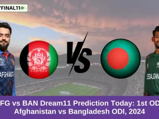 AFG vs BAN Dream11 Prediction Today 1st ODI 2024