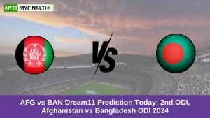 AFG vs BAN Dream11 Prediction Today 2nd ODI, Afghanistan vs Bangladesh ODI 2024