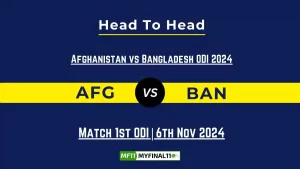 AFG vs BAN Player Battle, Head to Head Team Stats, Player Record