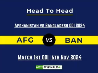 AFG vs BAN Player Battle, Head to Head Team Stats, Player Record