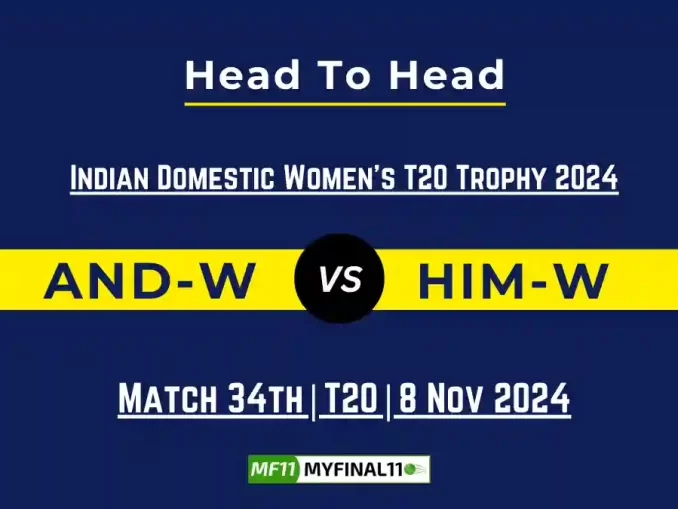 AND-W vs HIM-W Player Battle, Head to Head Team Stats, Player Record