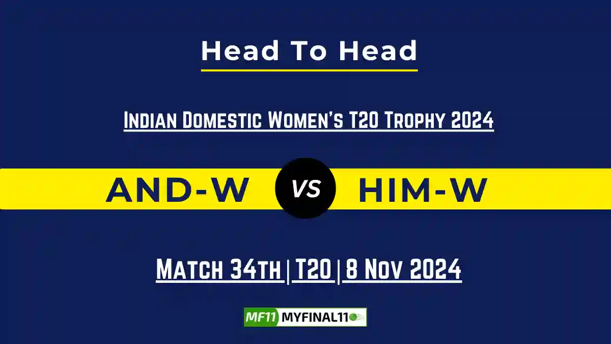 AND-W vs HIM-W Player Battle, Head to Head Team Stats, Player Record