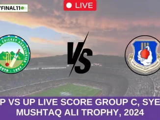 AP vs UP Live Score Group C, Syed Mushtaq Ali Trophy, 2024