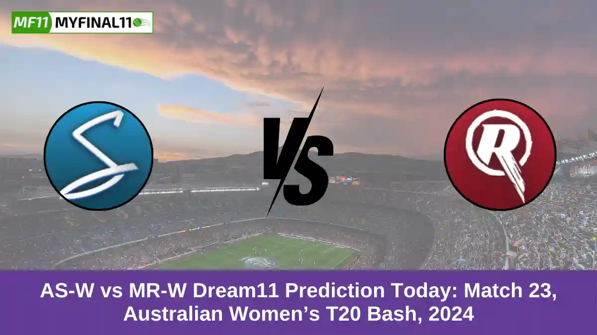 AS-W vs MR-W Dream11 Prediction Today Match 23, Australian Women’s T20 Bash, 2024