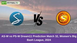 AS-W vs PS-W Dream11 Prediction Match 32, Women's Big Bash League, 2024