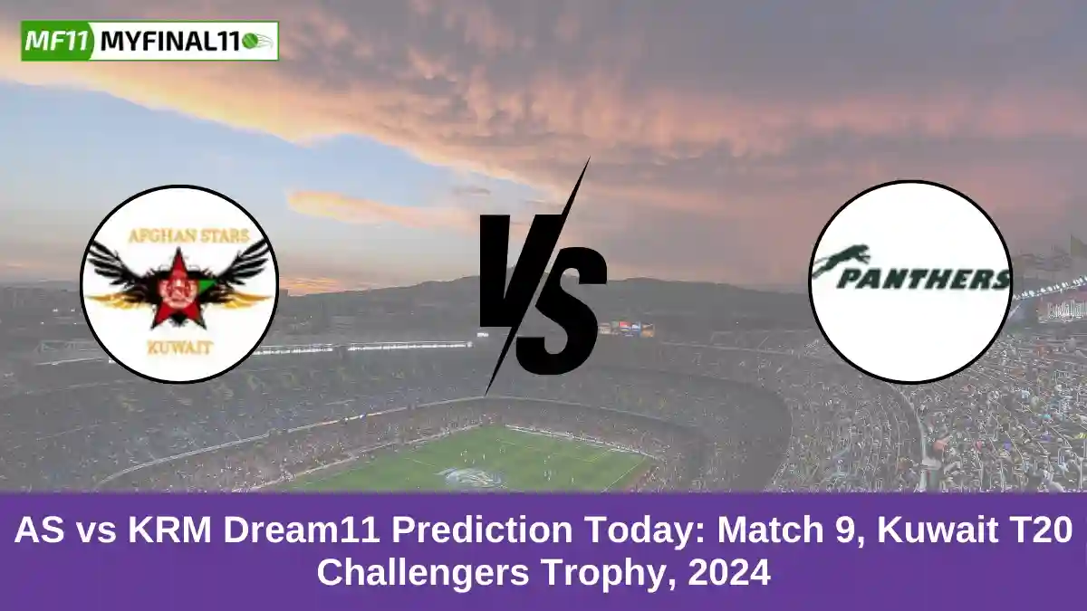 AS vs KRM Dream11 Prediction Today Match 9, Kuwait T20 Challengers Trophy, 2024